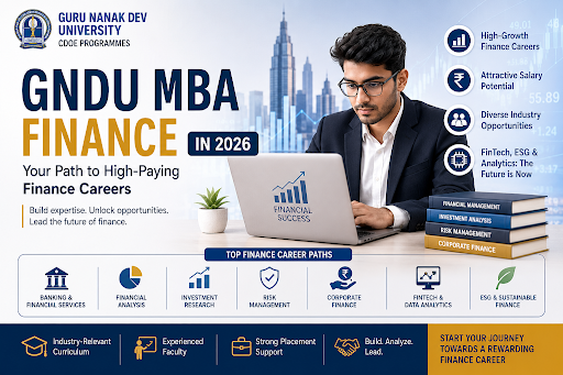 GNDU MBA Finance 2026 career opportunities salary and finance job market trends